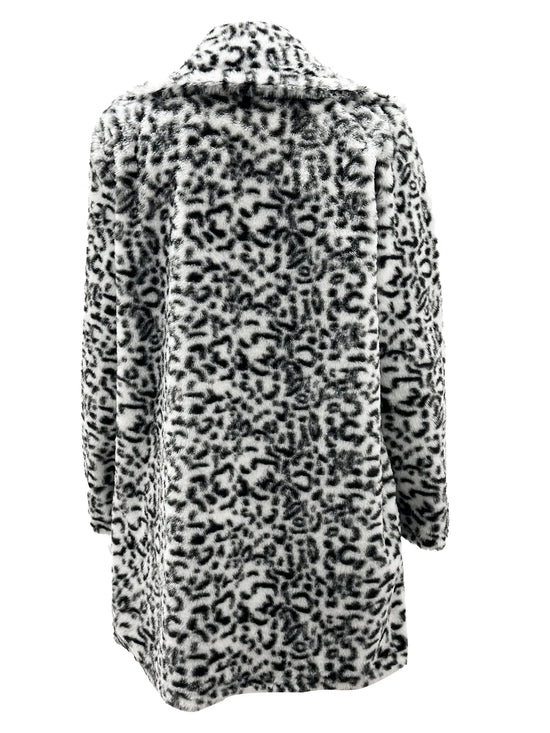 Cappotto donna oversize leopardo – abbigliamento autunno/inverno 2025, stampa leopardata, vestibilità ampia, top casual