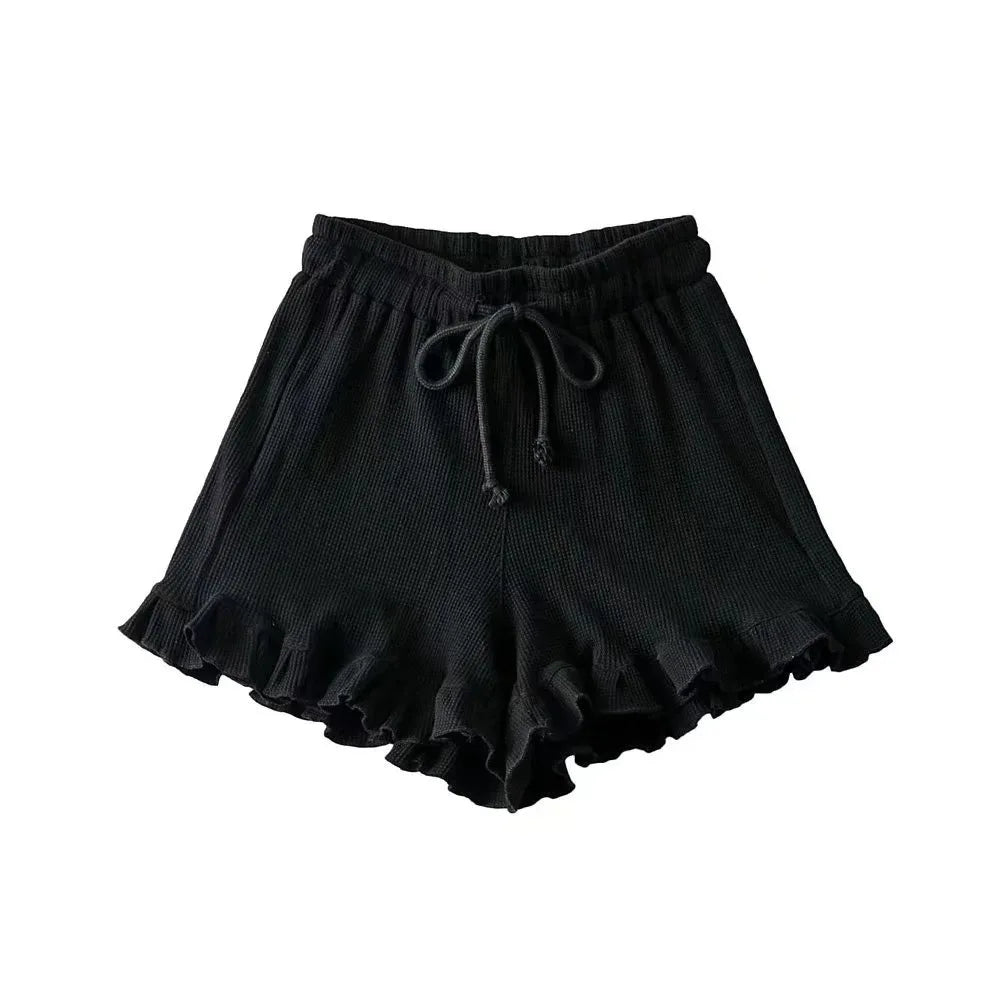 Shorts Donna Vita Alta con Coulisse – Pantaloncini Loose Estivi