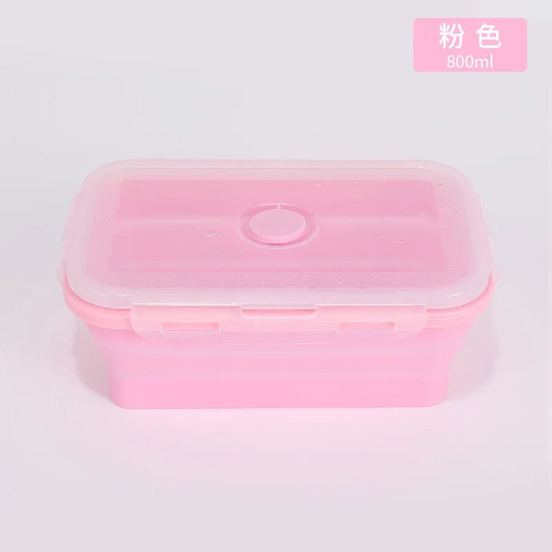 Contenitori Alimentari Pieghevoli 4 Pezzi – Set Salvaspazio in Silicone