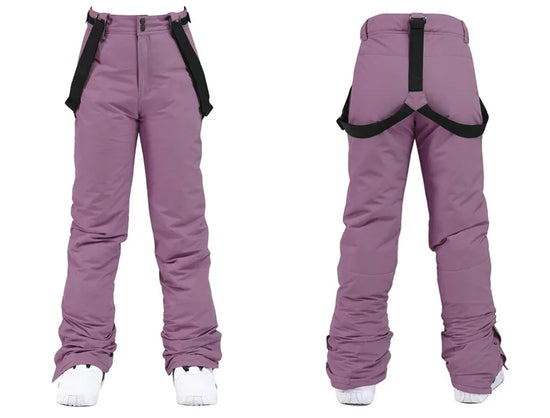 Tuta da sci donna impermeabile e antivento 2-pezzi – giacca + pantaloni snowboard invernale 2025, windproof & waterproof