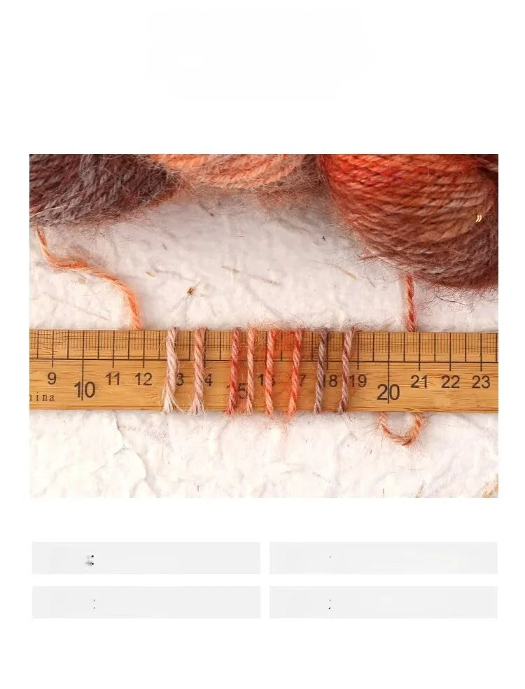 Filato Lana Multicolore Sfumato – Gomitolo Gradient per Maglieria e Uncinetto