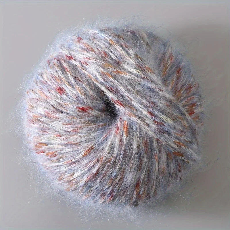 Set 6 gomitoli filo alpaca – lana alpaca hand-knit per sciarpe, cappotti, lavori intrecciati colorati fai-da-te