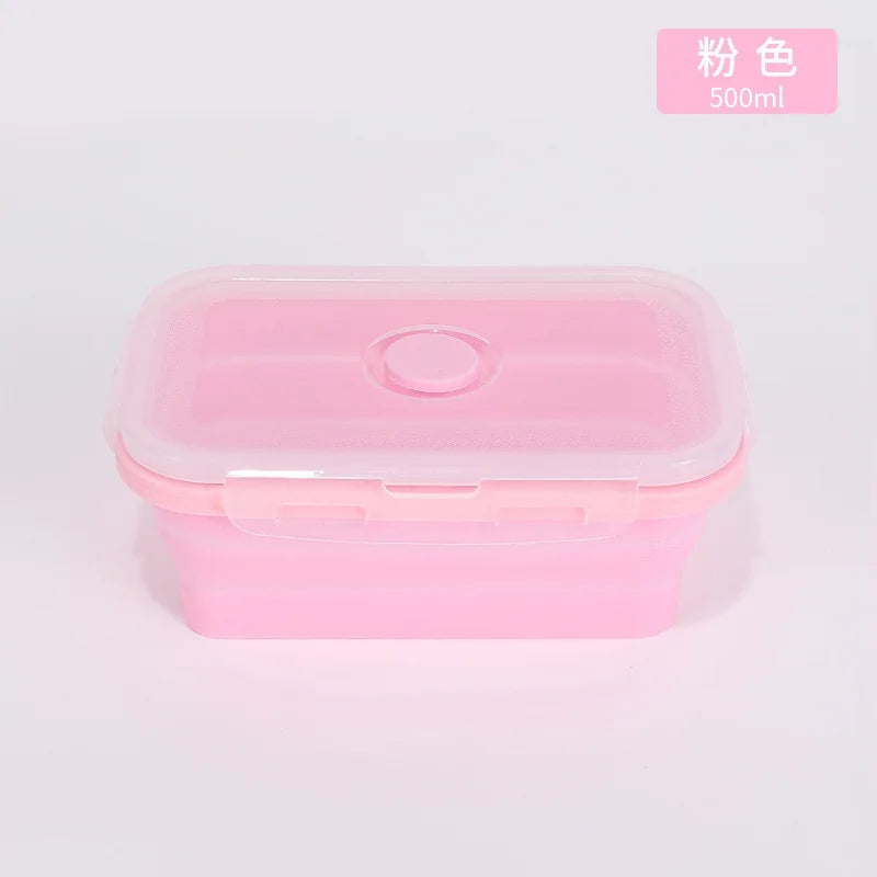 Contenitori Alimentari Pieghevoli 4 Pezzi – Set Salvaspazio in Silicone