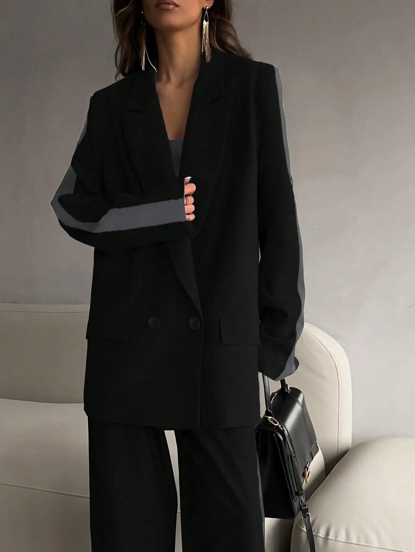 Completo Donna Elegante Blazer e Pantalone – Set Chic