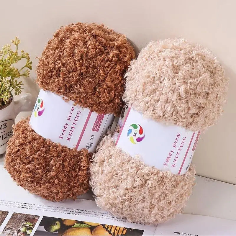 Filato teddy velvet 295 g – gomitolo pelliccia per fai-da-te maglia, borsa, coperta