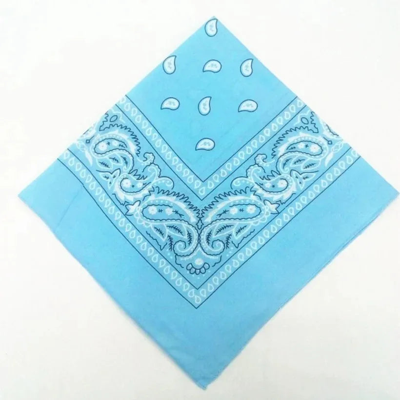 Bandana hip hop stile vintage in cotone, 20 colori assortiti