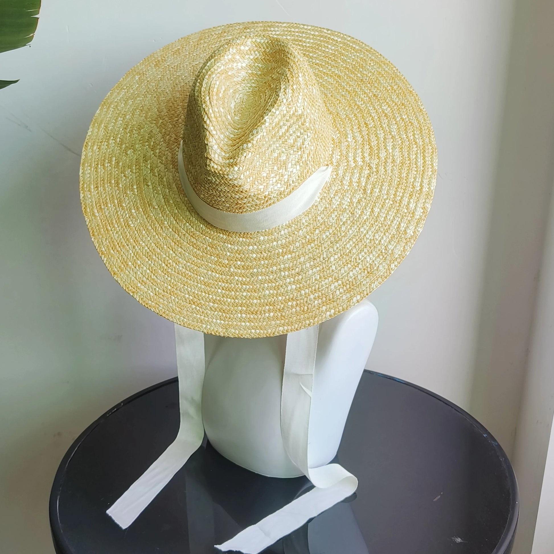 Cappello Estivo Donna a Tesa Larga in Paglia – Stile Panama per Mare, Vacanza o Città