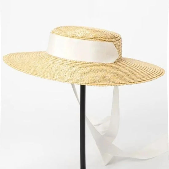 Cappello Estivo Donna a Tesa Larga in Paglia – Stile Panama per Mare, Vacanza o Città