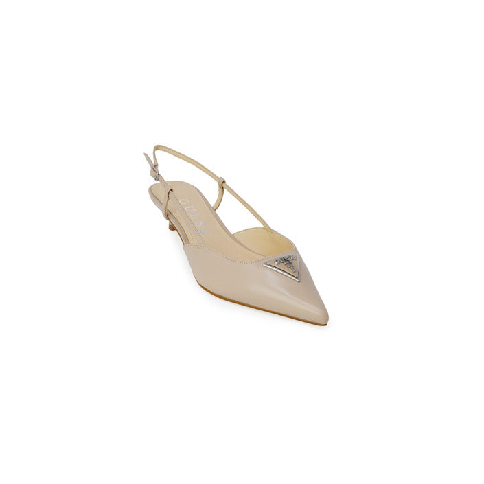 Décolleté Donna Guess – Beige, Monocromo, con Fibbia e Punta Stretta, Eleganti e Raffinate per Primavera/Estate