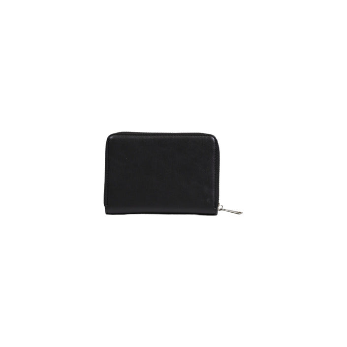 Replay Portafoglio minimal con zip nero Donna