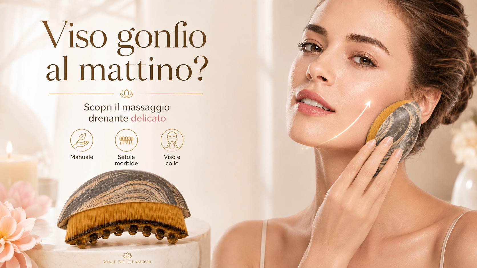Viso gonfio al mattino? Come fare un massaggio drenante nella tua skincare