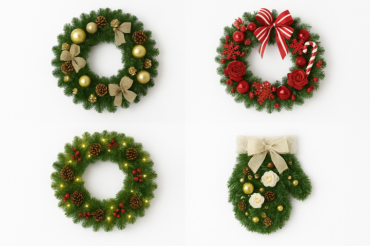 Ghirlande Natalizie per il 2025, portano lo stile a casa.