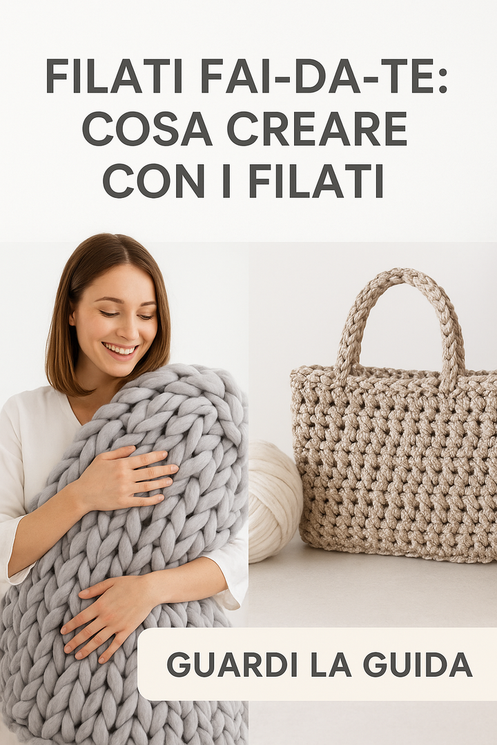 Filati colorati in velluto e mesh per progetti fai-da-te creativi, come coperte, borse e accessori artigianali handmade.