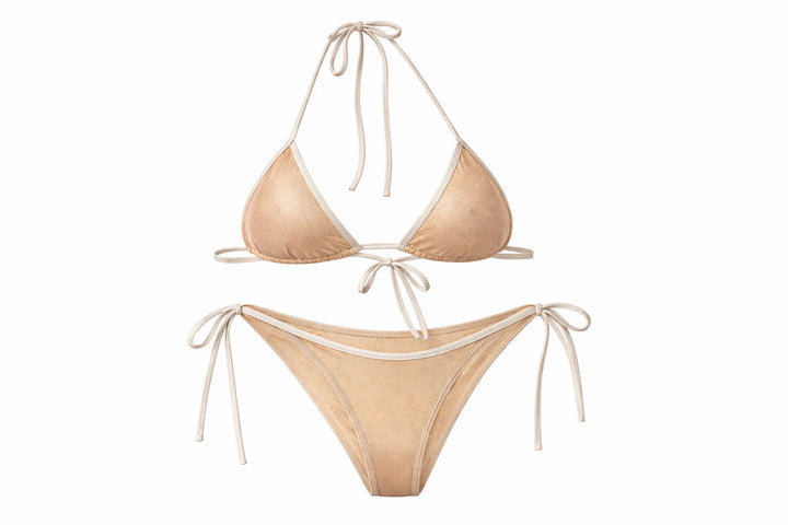 Bikini abbronzante donna 2026 costume tan through semi trasparente abbronzatura uniforme