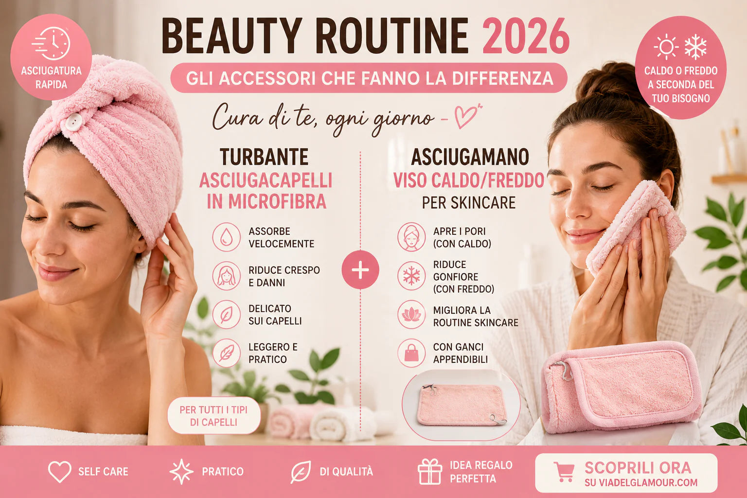 Beauty routine 2026: gli accessori skincare e capelli che stanno conquistando tutti