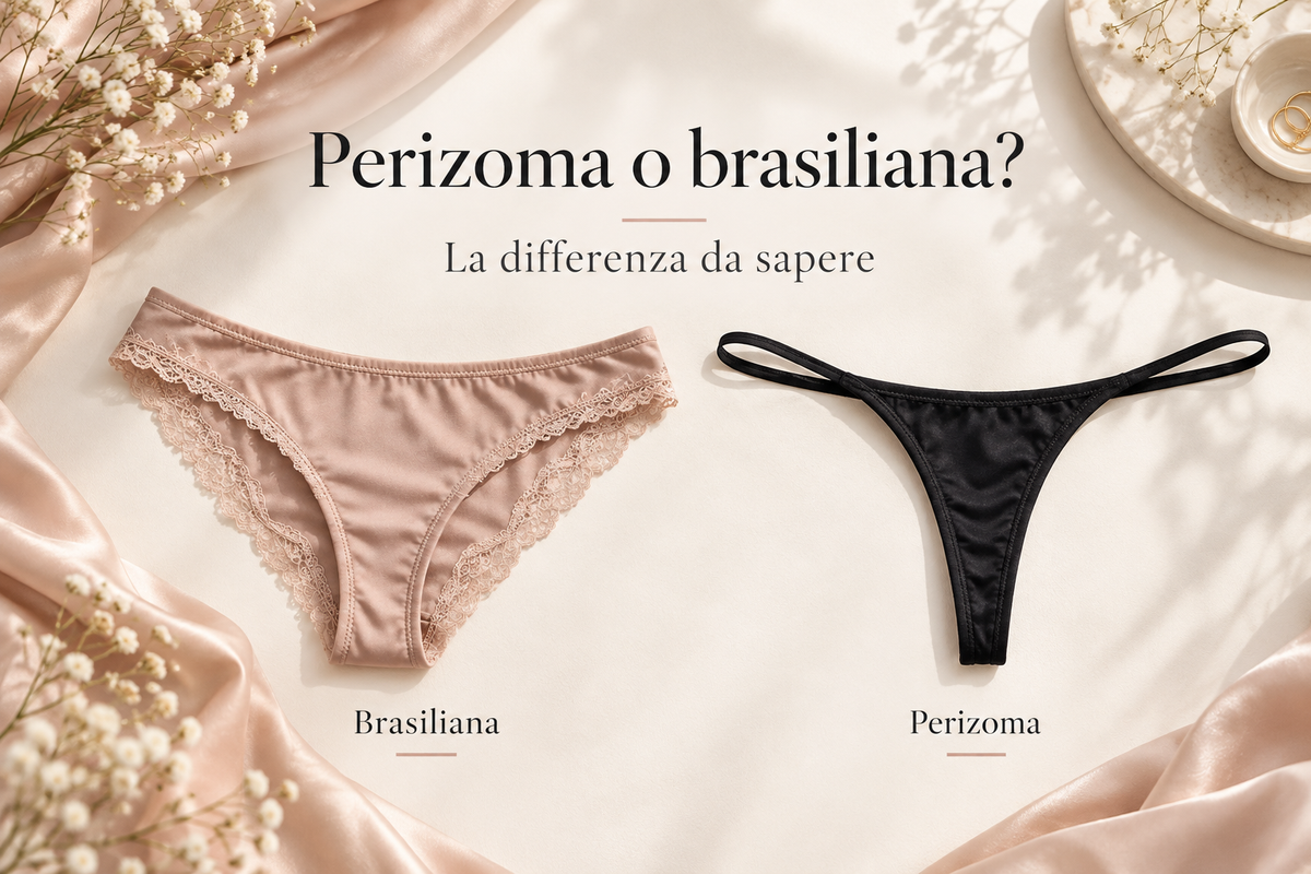 Qual è la differenza tra perizoma e brasiliana? Come riconoscerli e quale scegliere