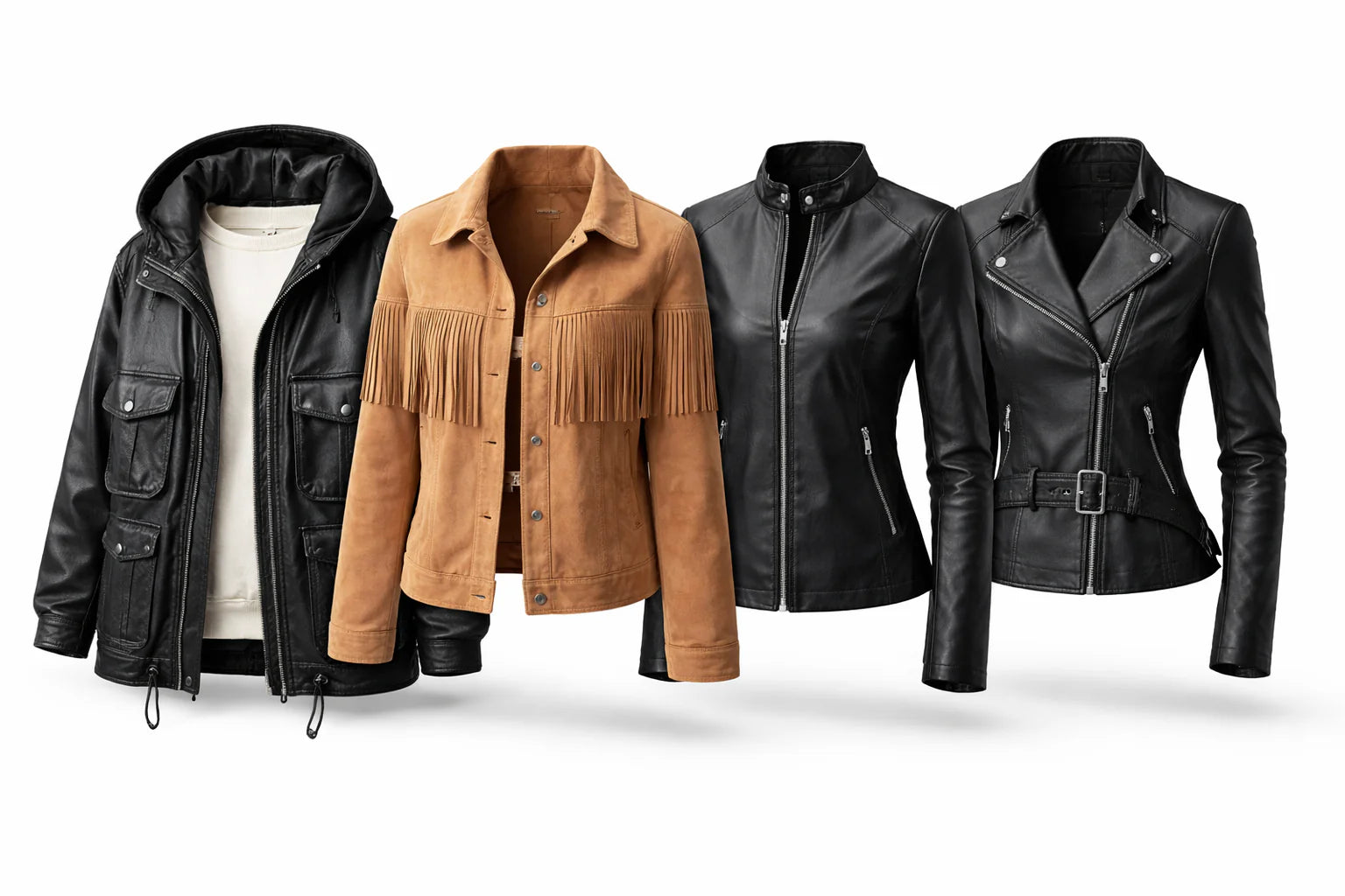 Giacche di pelle donna oversize primavera 2026 capospalla versatile con modelli vintage, scamosciati e slim fit