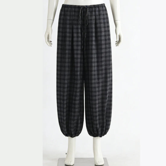 Pantaloni Balloon Plaid Donna – Baggy Bloomers Streetwear