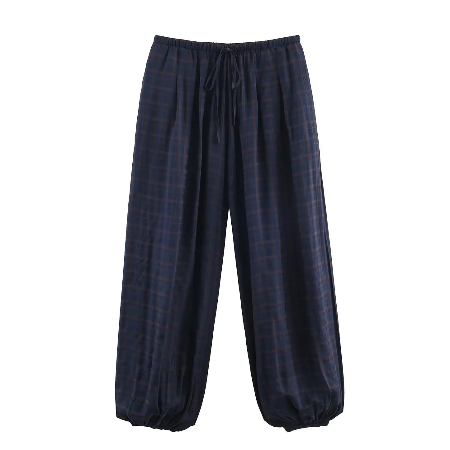 Pantaloni Balloon Plaid Donna – Baggy Bloomers Streetwear