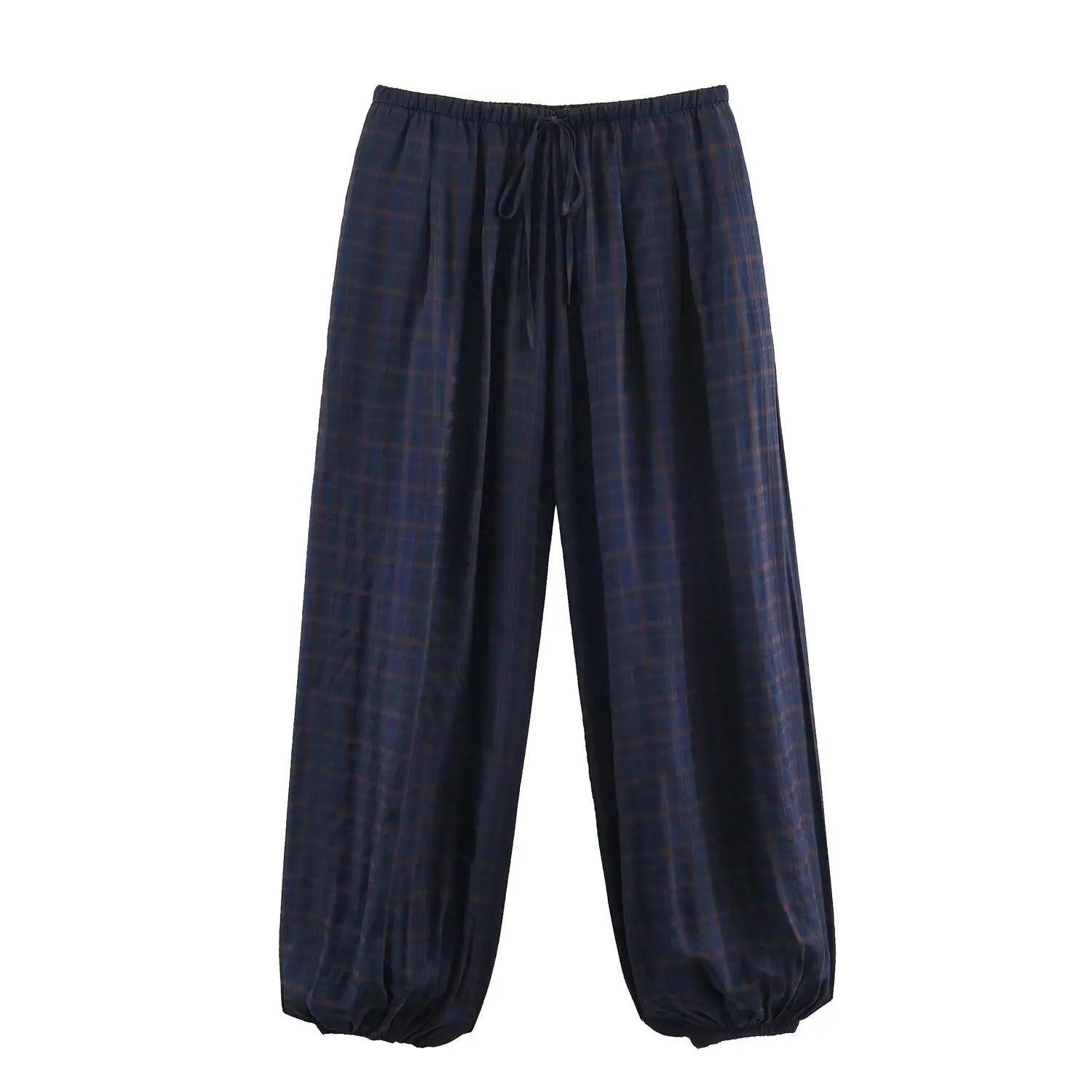 Pantaloni Balloon Plaid Donna – Baggy Bloomers Streetwear