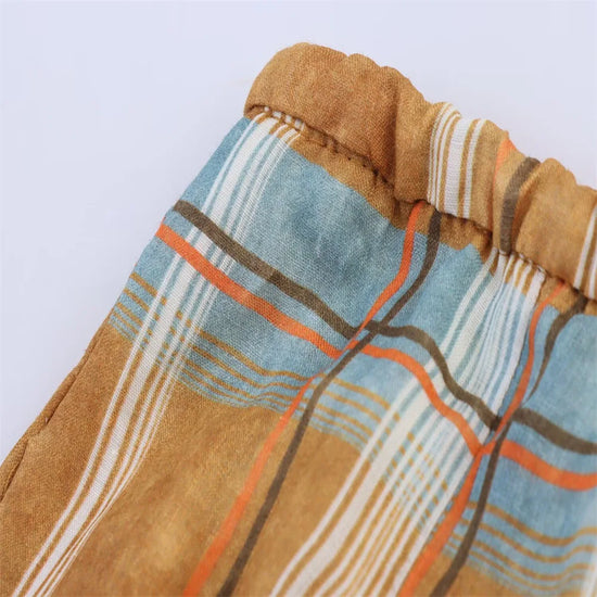 Pantaloni Balloon Plaid Donna – Baggy Bloomers Streetwear