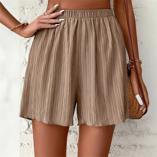 Shorts Donna Casual Vita Elastica – Pantaloncini Estivi Comodi