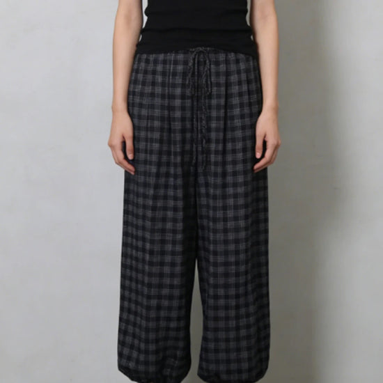 Pantaloni Balloon Plaid Donna – Baggy Bloomers Streetwear