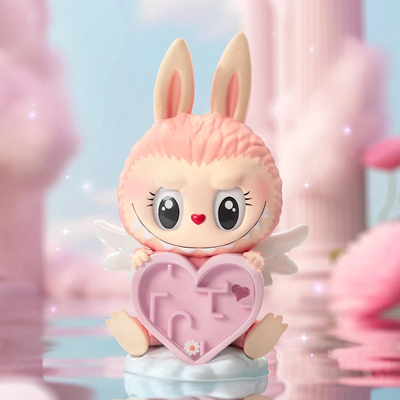 Box sigillata Pop Mart Finding MOKOKO Series con grafica Labubu