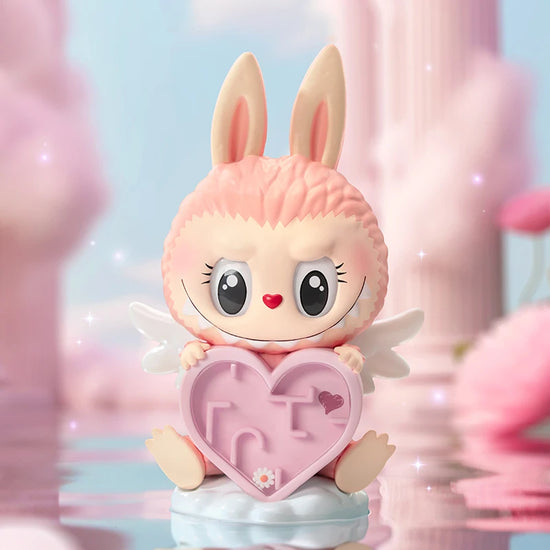 Box sigillata Pop Mart Finding MOKOKO Series con grafica Labubu