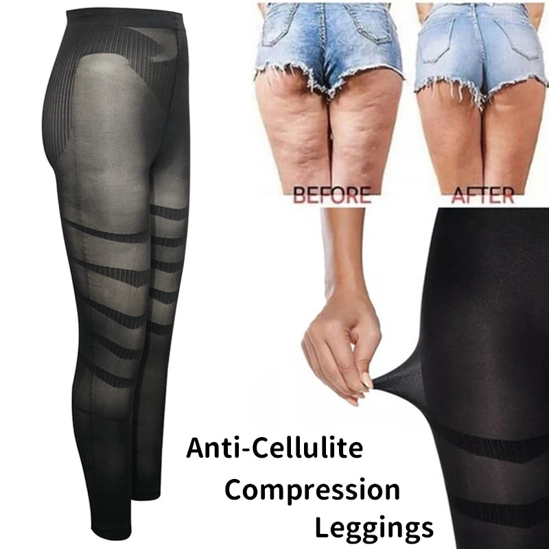 Leggings Modellanti Anticellulite Vita Alta – Shapewear Snellente Push Up Glutei