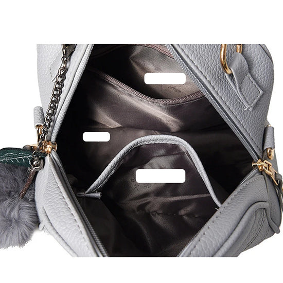 Borsa donna grande capacità ricamata con nappine – crossbody & tote 2025, borsa spalla elegante / uso quotidiano
