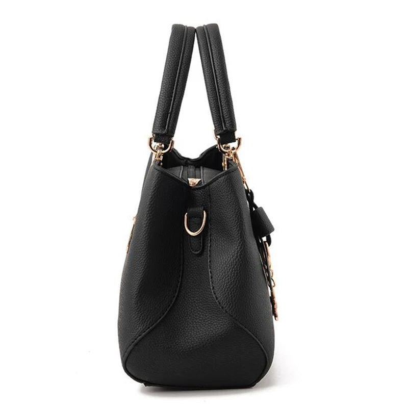Borsa donna grande capacità ricamata con nappine – crossbody & tote 2025, borsa spalla elegante / uso quotidiano
