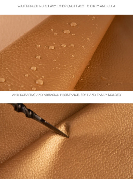 Tessuto in finta pelle embossée “lychee” 100×140 cm – PU faux leather sintetico per cucito, borse, tappezzeria e artigianato