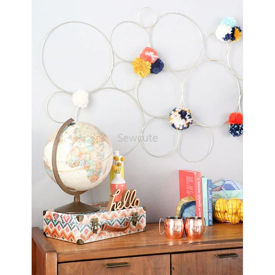 Cerchi in metallo 10 pezzi per artigianato – hoop ring per acchiappasogni, macramé, decorazioni DIY