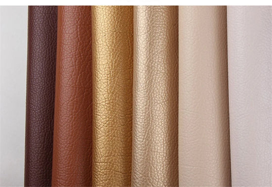 Tessuto in finta pelle embossée “lychee” 100×140 cm – PU faux leather sintetico per cucito, borse, tappezzeria e artigianato