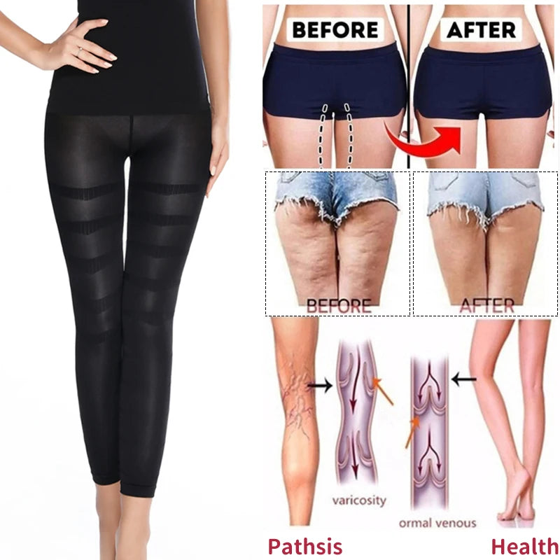 Leggings Modellanti Anticellulite Vita Alta – Shapewear Snellente Push Up Glutei