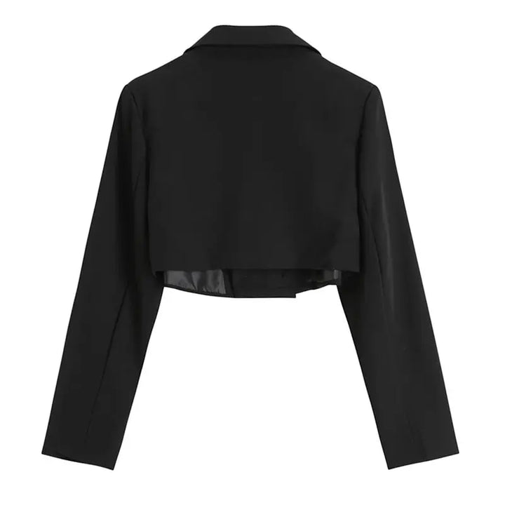 Blazer Donna Crop Punk Gothic con Catena – Giacca  Streetwear