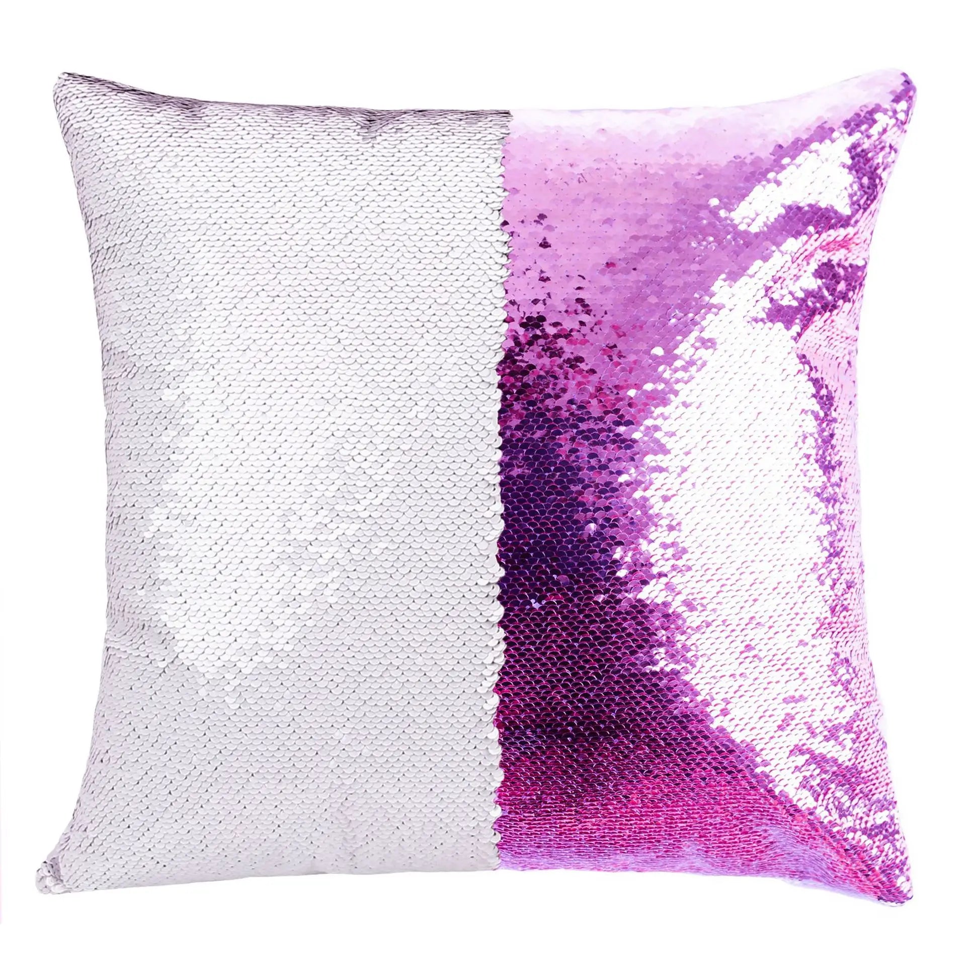 Fodera per Cuscino Personalizzata con Paillettes – Decorativa, Trasformabile Selfie