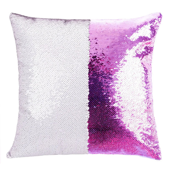 Fodera per Cuscino Personalizzata con Paillettes – Decorativa, Trasformabile Selfie