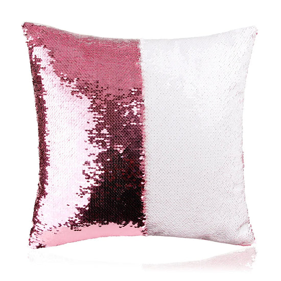 Fodera per Cuscino Personalizzata con Paillettes – Decorativa, Trasformabile Selfie