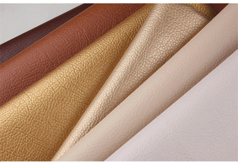 Tessuto in finta pelle embossée “lychee” 100×140 cm – PU faux leather sintetico per cucito, borse, tappezzeria e artigianato