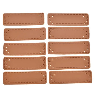 Set da 50 etichette Hand Made in pelle – Personalizzazione per abbigliamento, scarpe, borse e progetti DIY