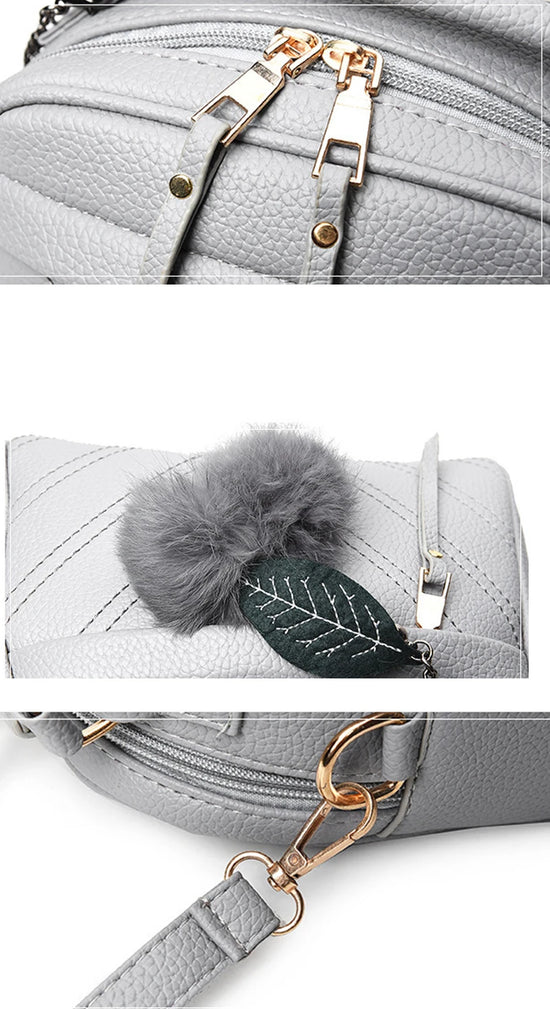 Borsa donna grande capacità ricamata con nappine – crossbody & tote 2025, borsa spalla elegante / uso quotidiano