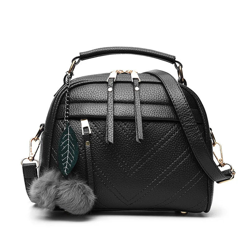 Borsa donna grande capacità ricamata con nappine – crossbody & tote 2025, borsa spalla elegante / uso quotidiano