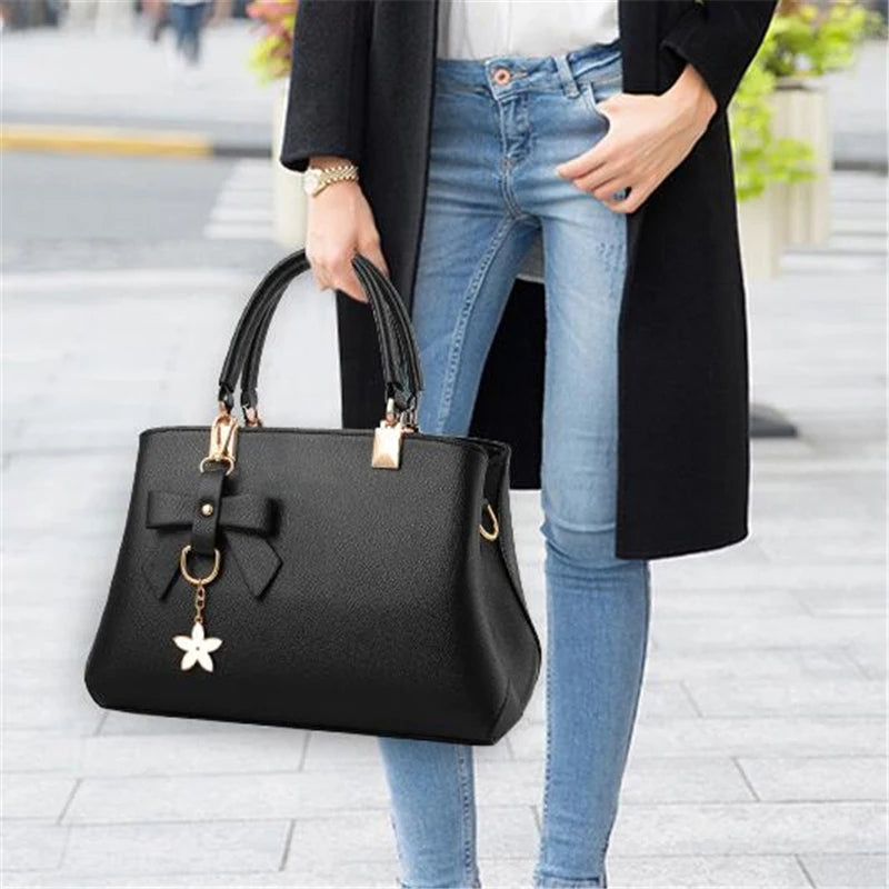 Borsa donna grande capacità ricamata con nappine – crossbody & tote 2025, borsa spalla elegante / uso quotidiano
