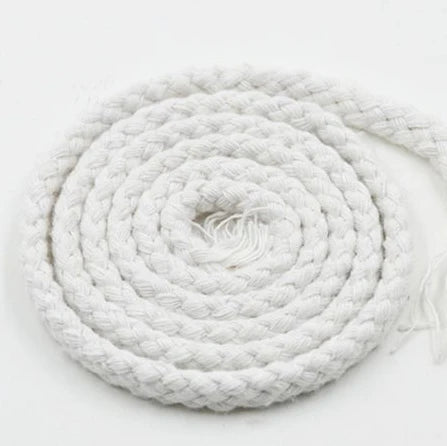 Cordoncino in cotone intrecciato 8 mm – Spago artigianale 20 m per borse, accessori DIY e progetti fai-da-te