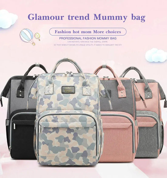 Zaino fasciatoio impermeabile mamma – Grande capacità e comfort