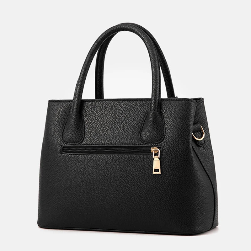 Borsa donna in PU leather grande capacità 2025 – large tote / shoulder bag quadrata, casual & crossbody per uso quotidiano