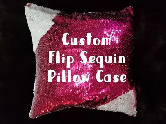 Fodera per Cuscino Personalizzata con Paillettes – Decorativa, Trasformabile Selfie