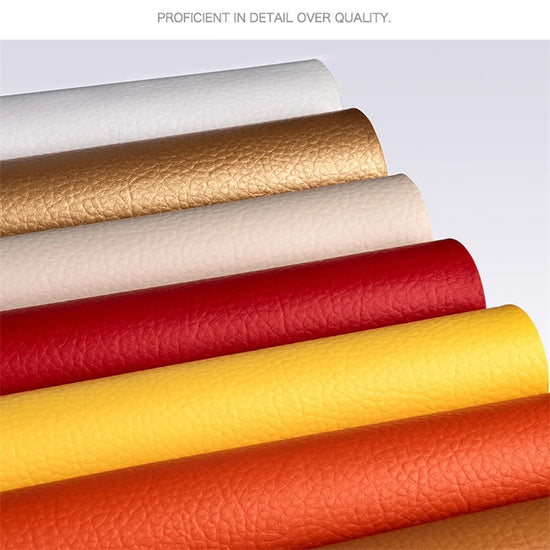 Tessuto in finta pelle embossée “lychee” 100×140 cm – PU faux leather sintetico per cucito, borse, tappezzeria e artigianato